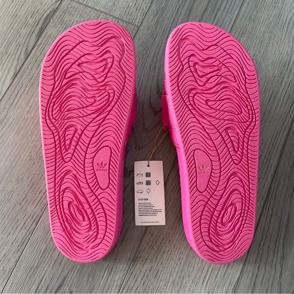 Adidas X Pharrell Williams Pink Chancleta HU Boost Slide Sandal Men’s Size 9 - Picture 3 of 3